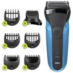 rasoir-rechargeable-series-3-bleunoir-tondeuse-barbe-5-sabots-1-a-7mm-braun